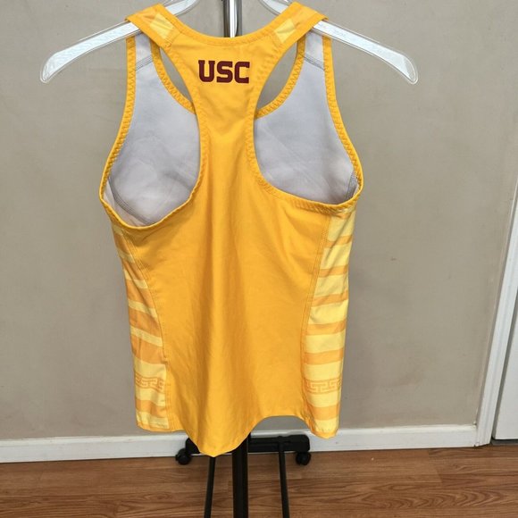 Nike Pro USC Trojans Cross Country Track Singlet Running Top‎ Medium 825164-XXX - Picture 4 of 9